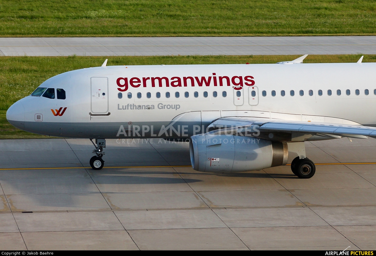 Germanwings D-AGWZ aircraft at Hannover - Langenhagen