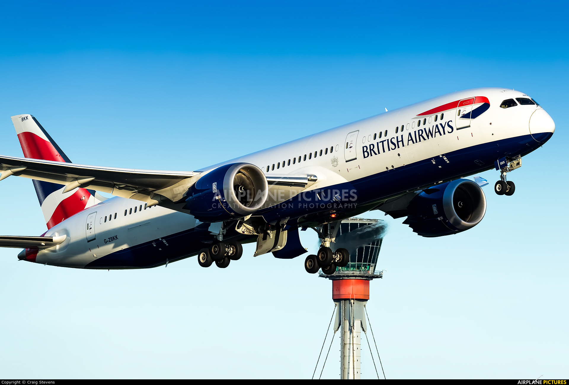 British Airways G-ZBKK aircraft at London - Heathrow
