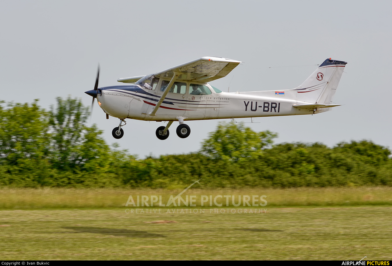 Prince Aviation YU-BRI aircraft at Off Airport - Serbia