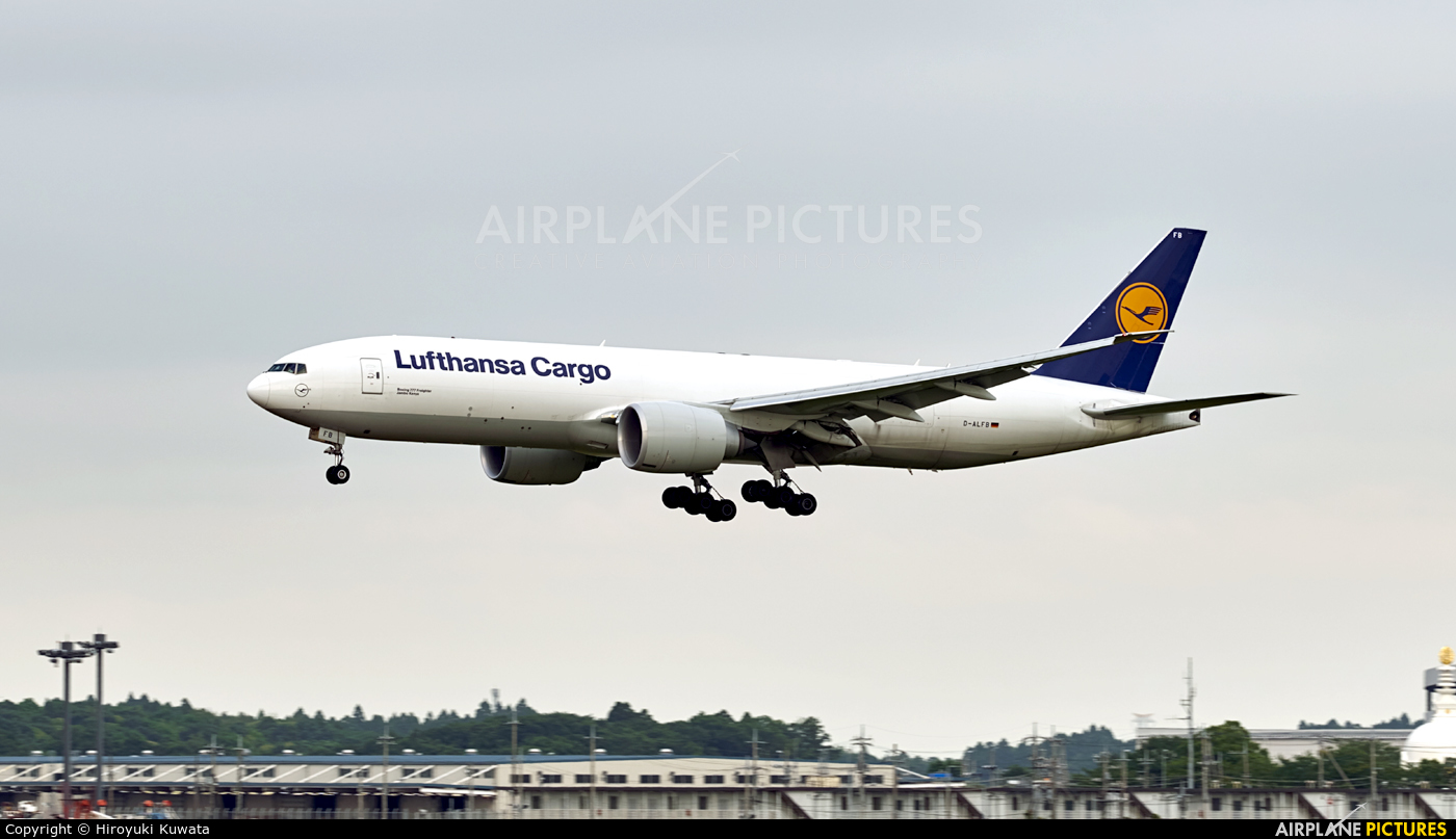 D Alfb Lufthansa Cargo Boeing 777f At Tokyo Narita Intl Photo Id