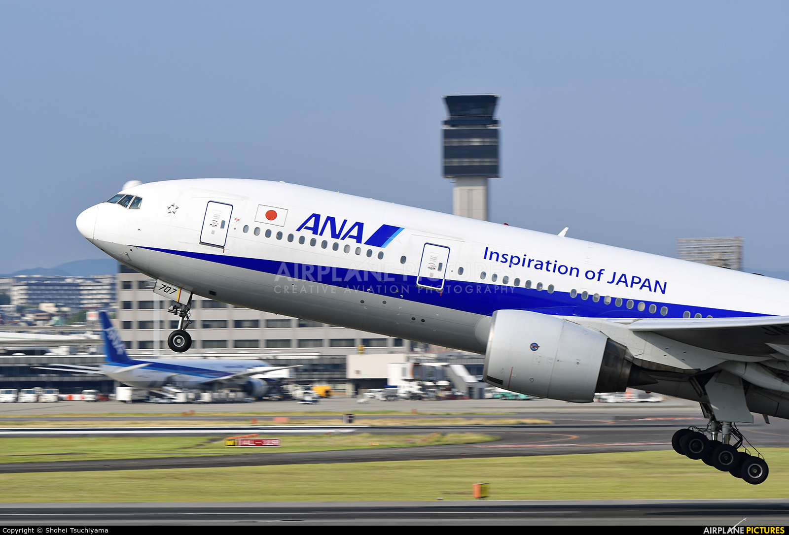 ANA - All Nippon Airways JA707A aircraft at Osaka - Itami Intl