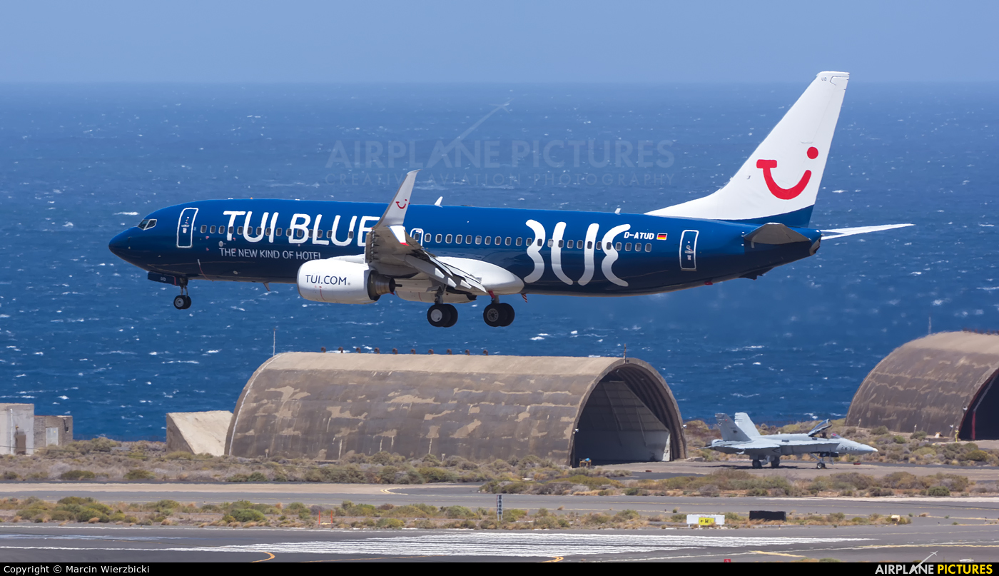TUIfly D-ATUD aircraft at Las Palmas de Gran Canaria