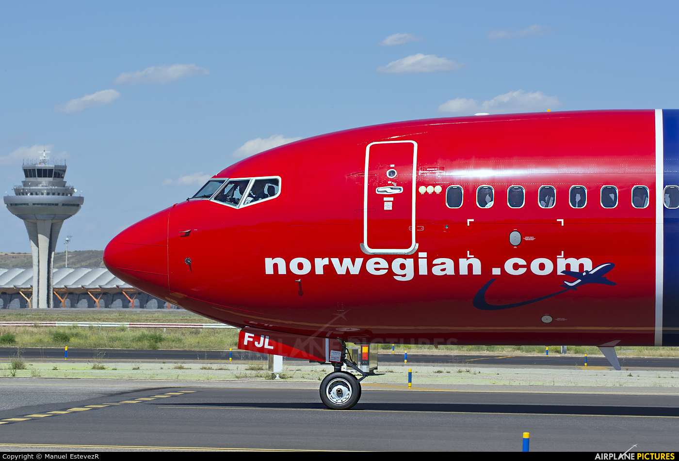 Norwegian Air Shuttle EI-FJL aircraft at Madrid - Barajas