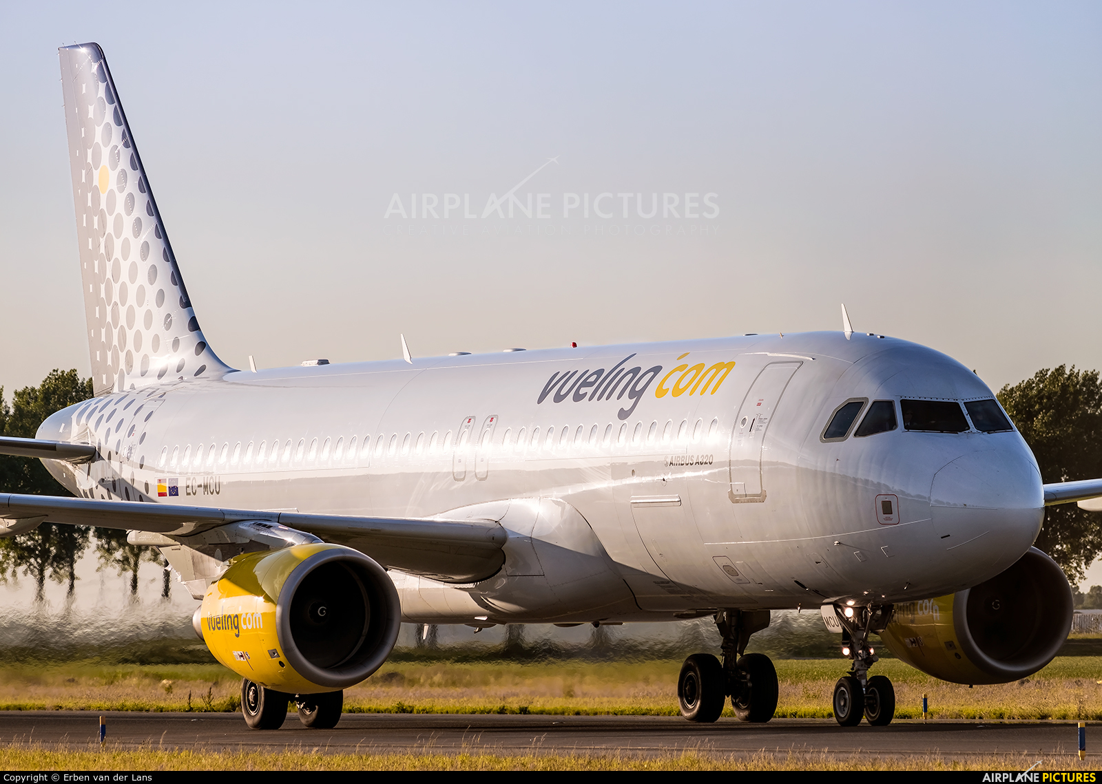 Vueling Airlines EC-MCU aircraft at Amsterdam - Schiphol