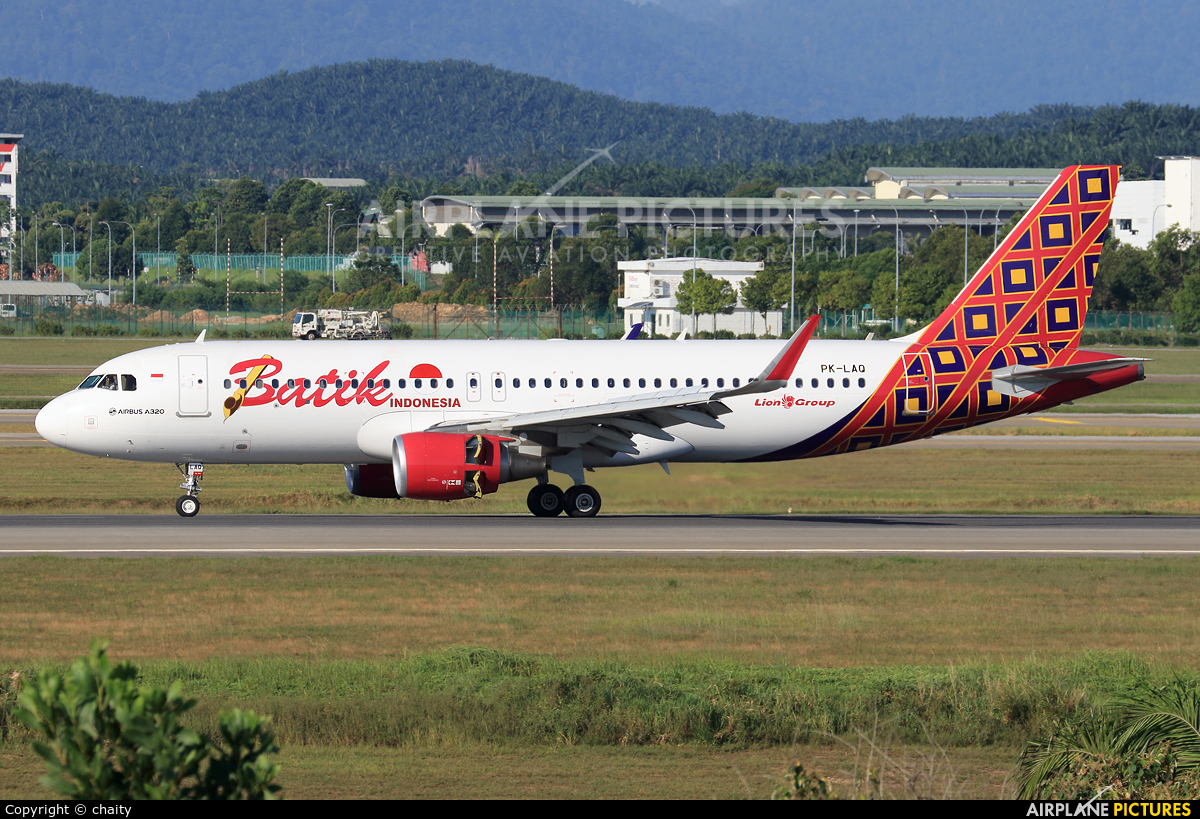 PKLAQ  Batik Air Airbus A320 at Kuala Lumpur Intl  Photo ID 915930