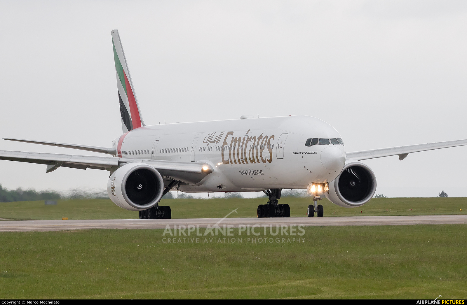 Emirates Airlines A6-EGG aircraft at Manchester