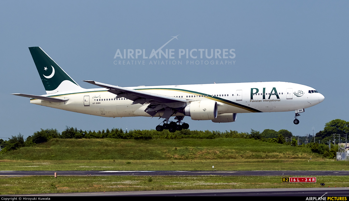 PIA - Pakistan International Airlines AP-BMH aircraft at Tokyo - Narita Intl