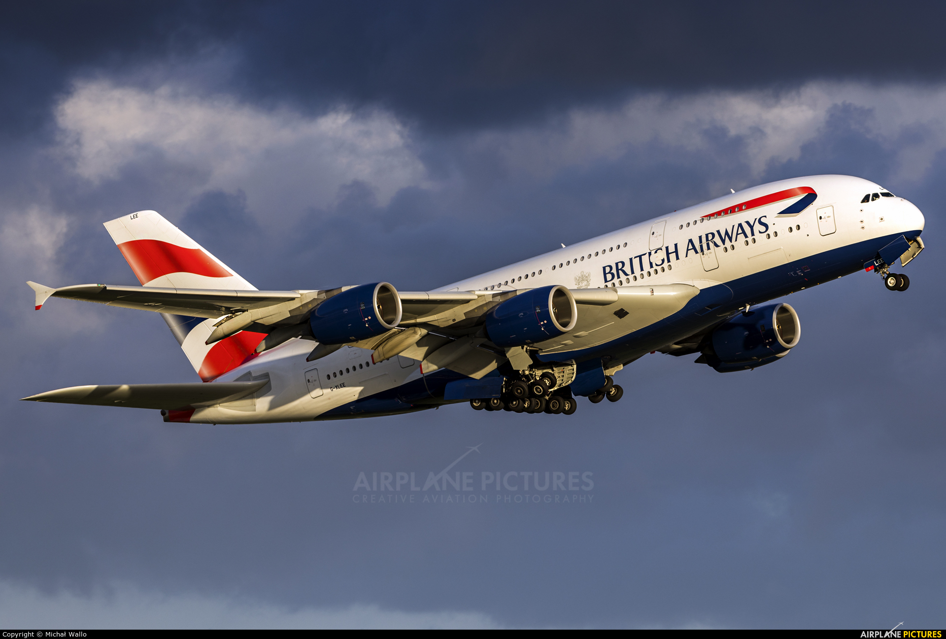 British Airways G-XLEE aircraft at London - Heathrow
