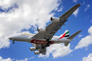 A6-EUH - Emirates Airlines Airbus A380 aircraft