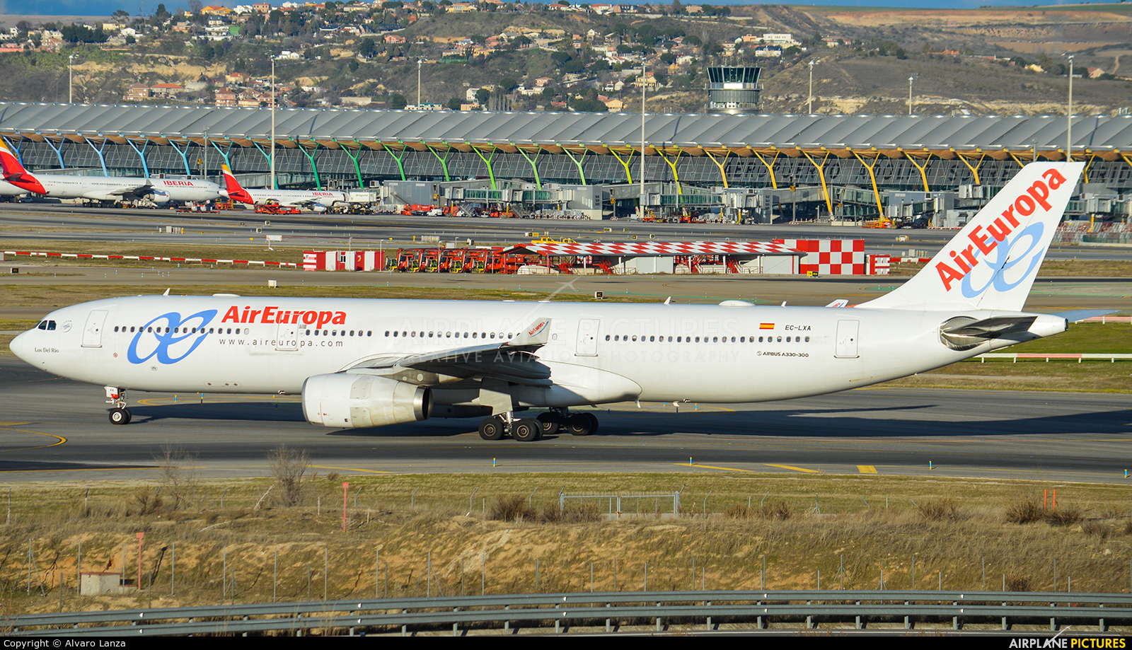 Air Europa EC-LXA aircraft at Madrid - Barajas