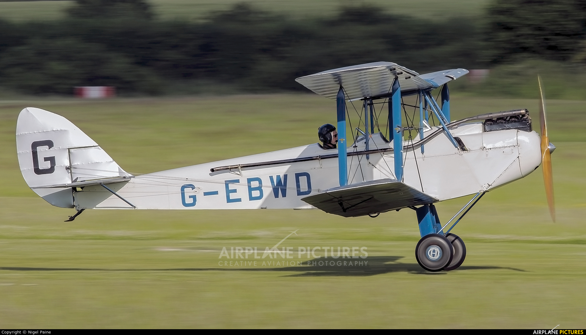 The Shuttleworth Collection G-EBWD aircraft at Old Warden