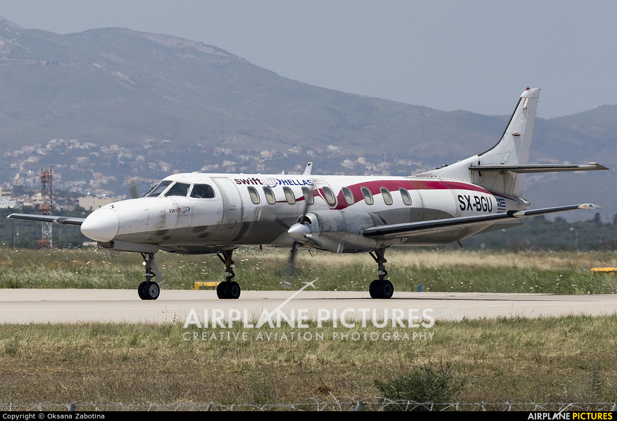 Swiftair SX-BGU aircraft at Athens - Eleftherios Venizelos