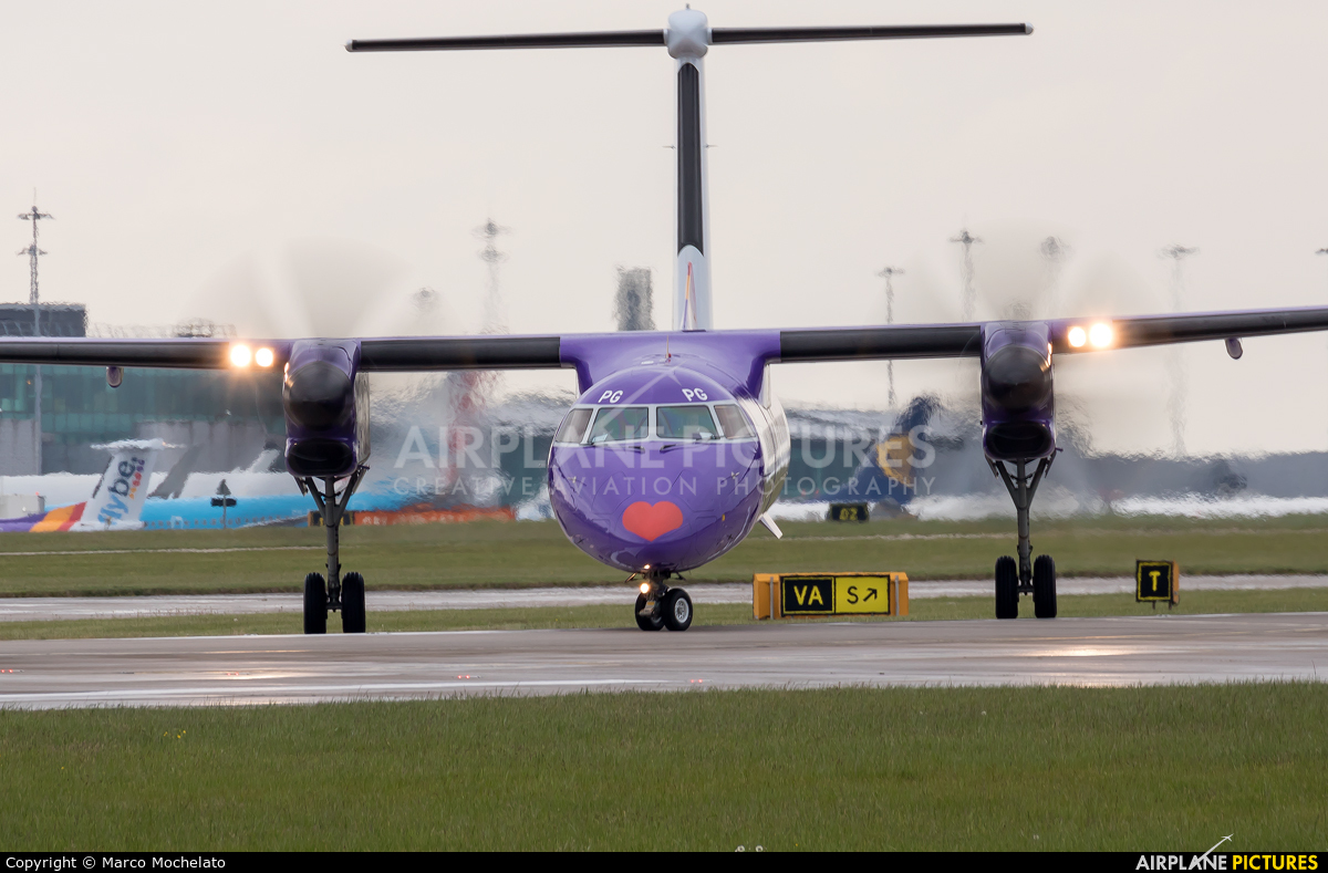 Flybe G-PRPG aircraft at Manchester