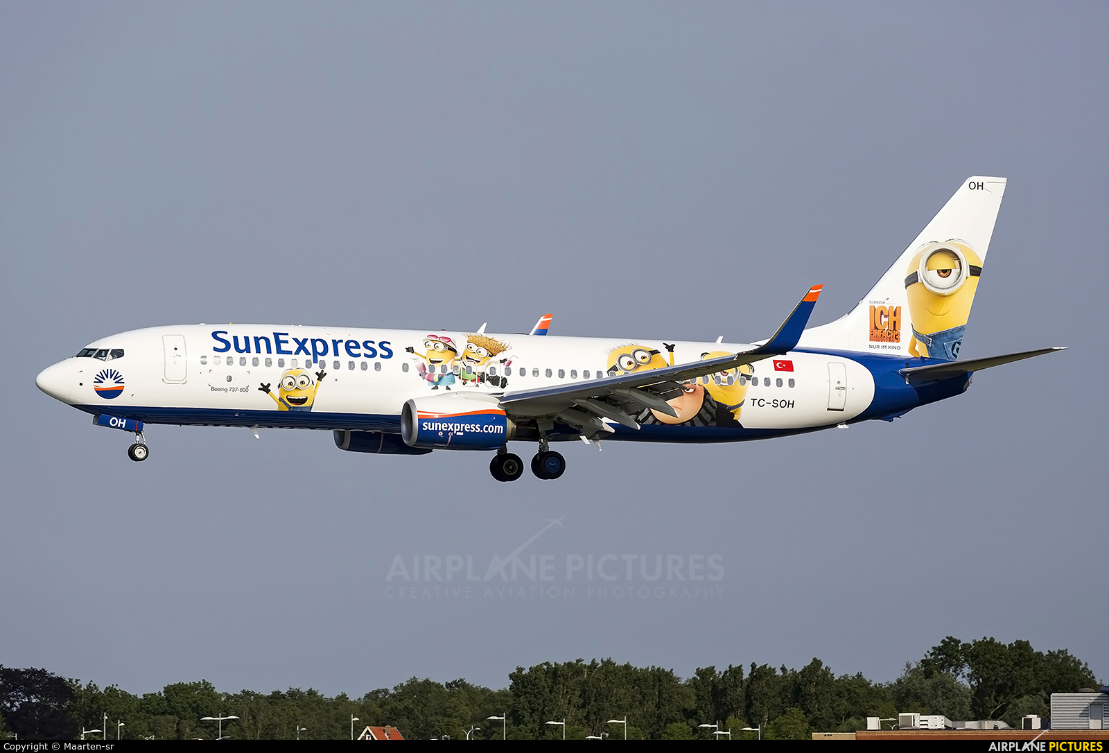 SunExpress TC-SOH aircraft at Amsterdam - Schiphol