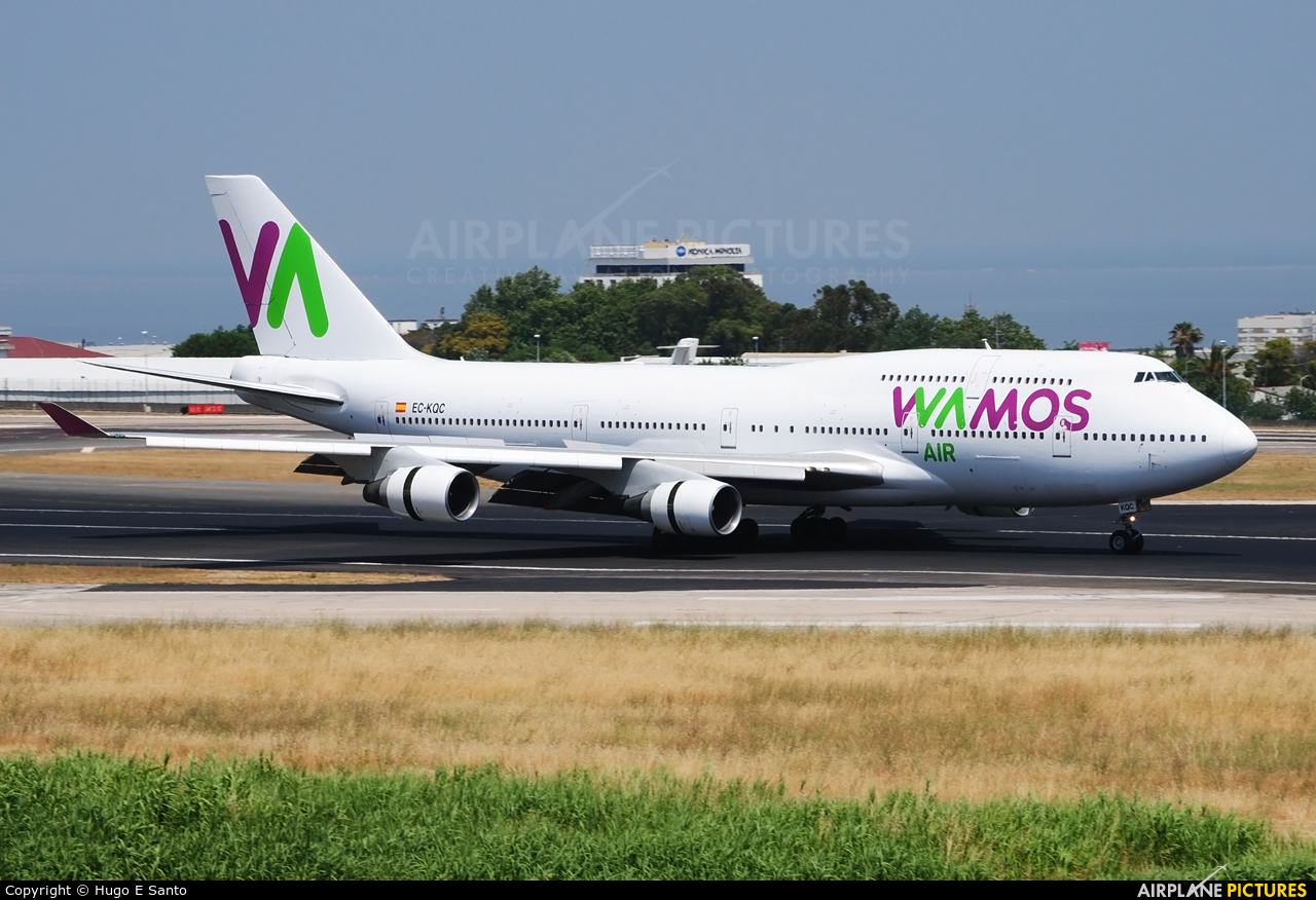 Wamos Air EC-KQC aircraft at Lisbon