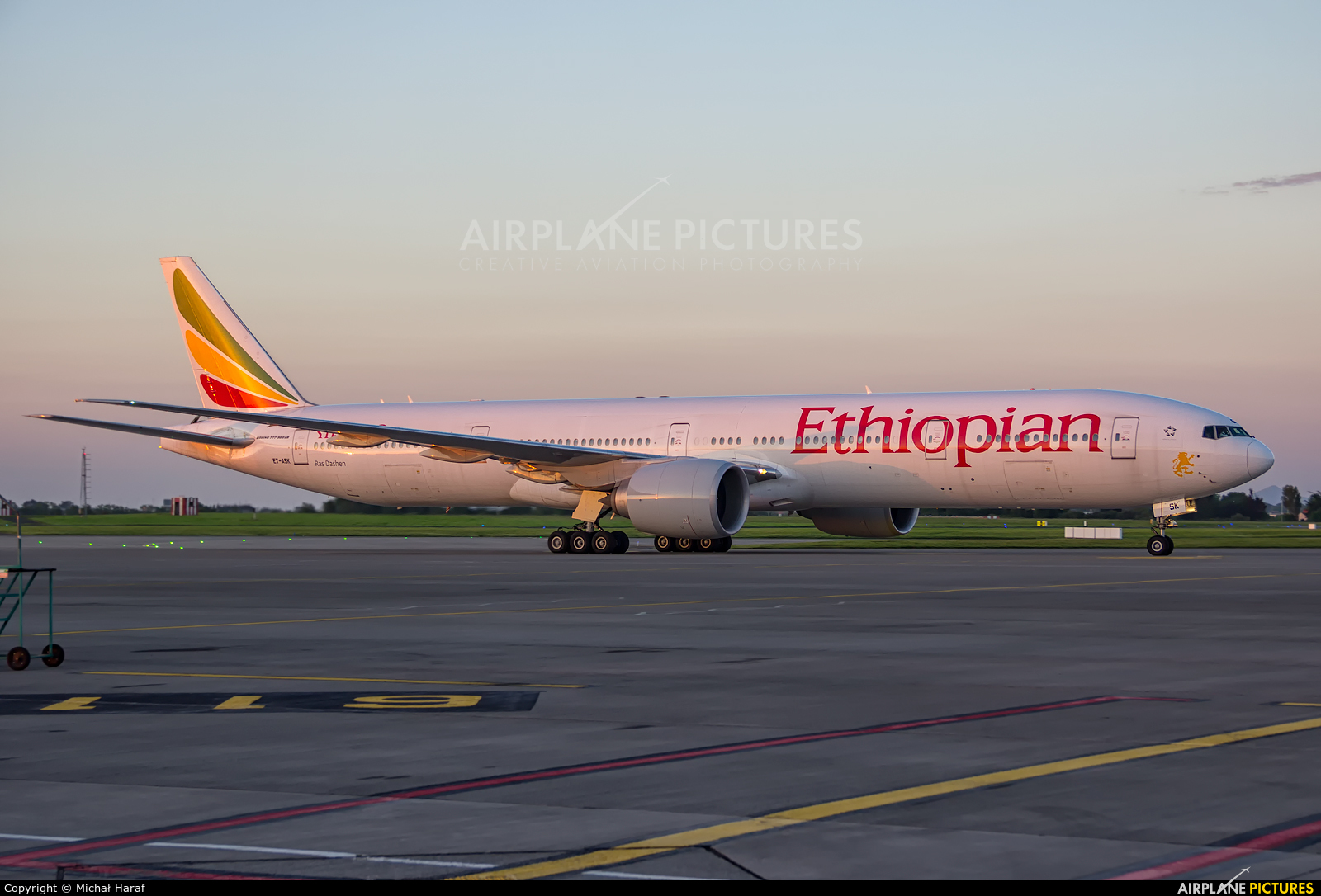 Ethiopian Airlines ET-ASK aircraft at Dublin