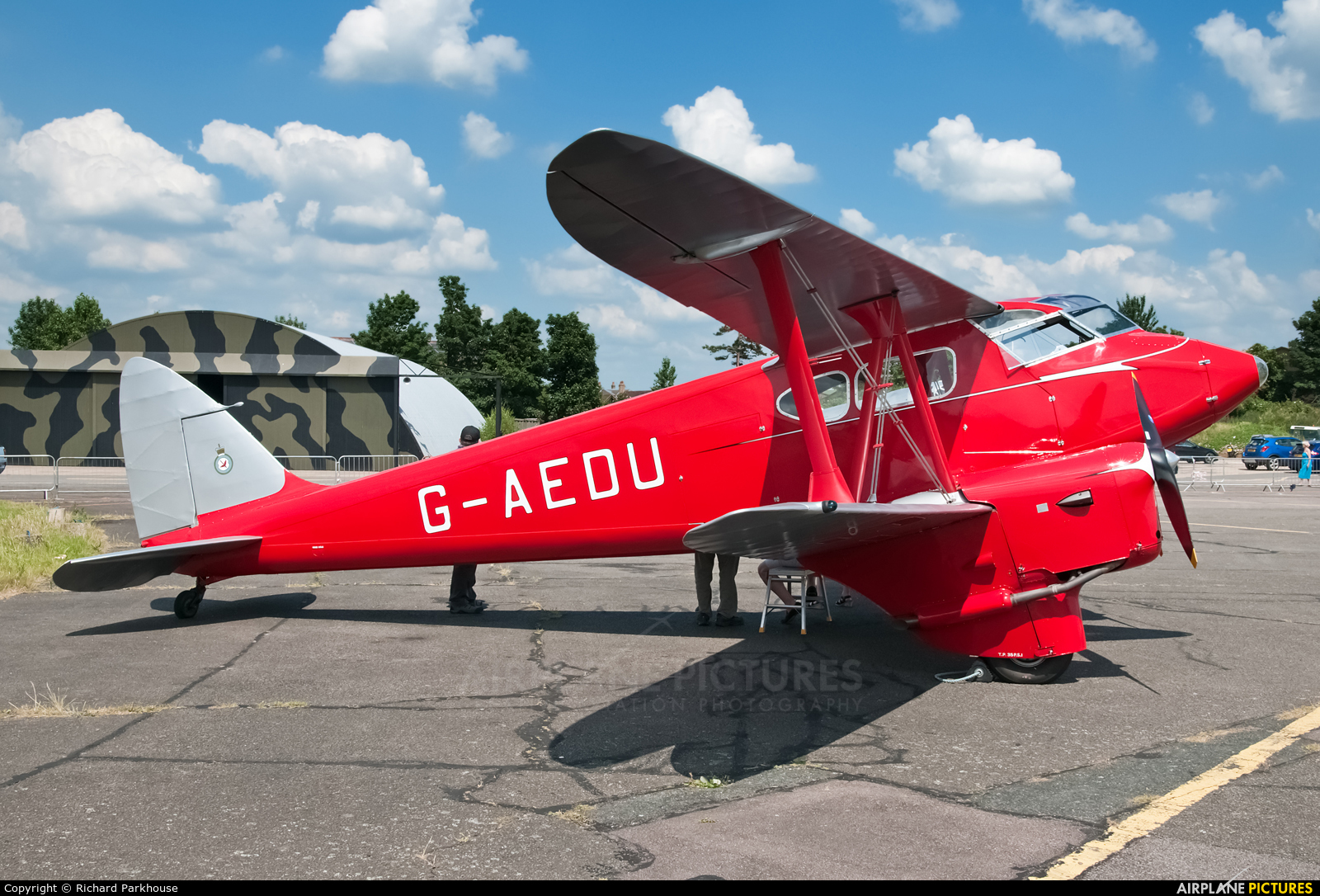 Private G-AEDU aircraft at North Weald
