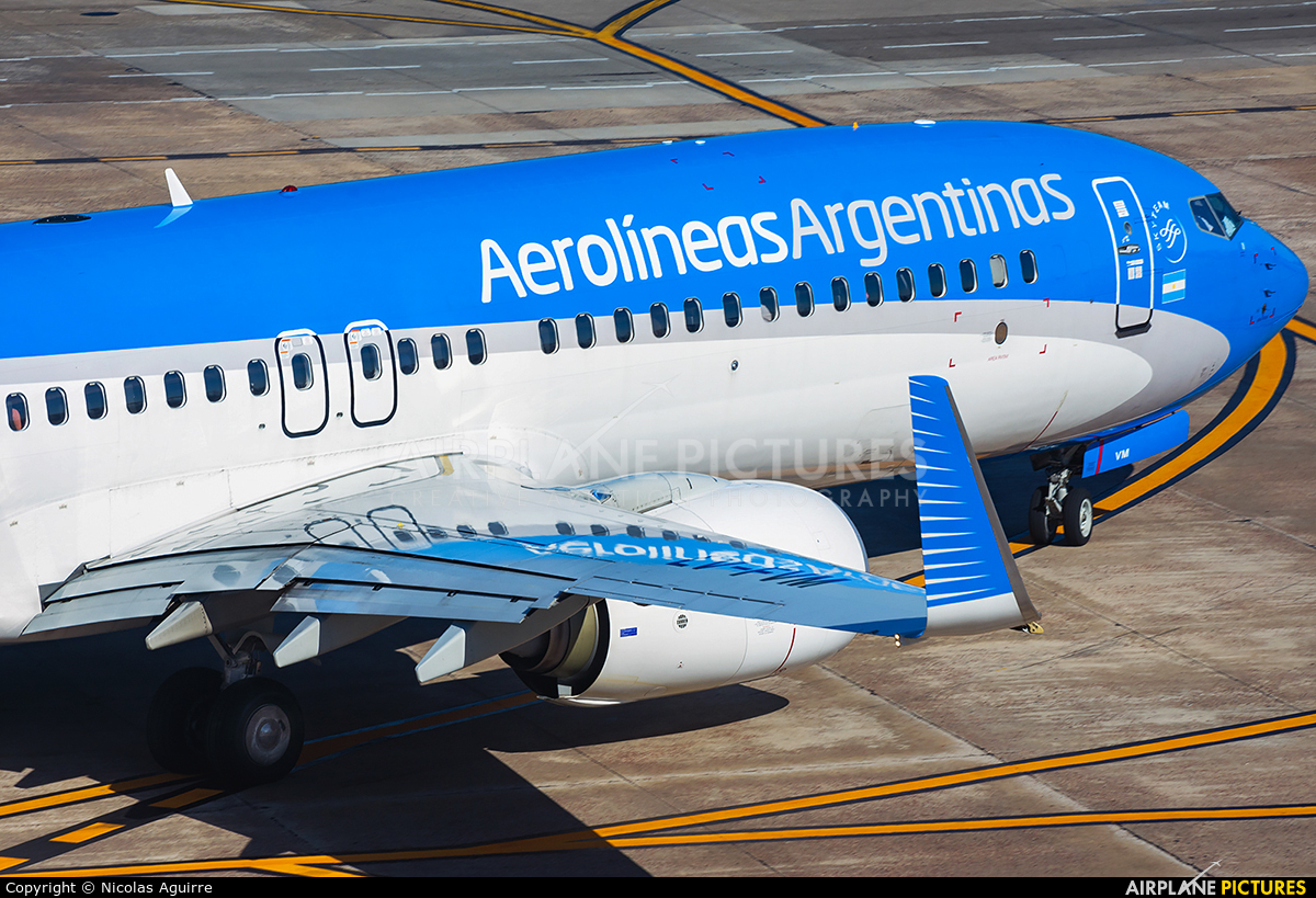 Aerolineas Argentinas LV-FVM aircraft at Buenos Aires - Jorge Newbery