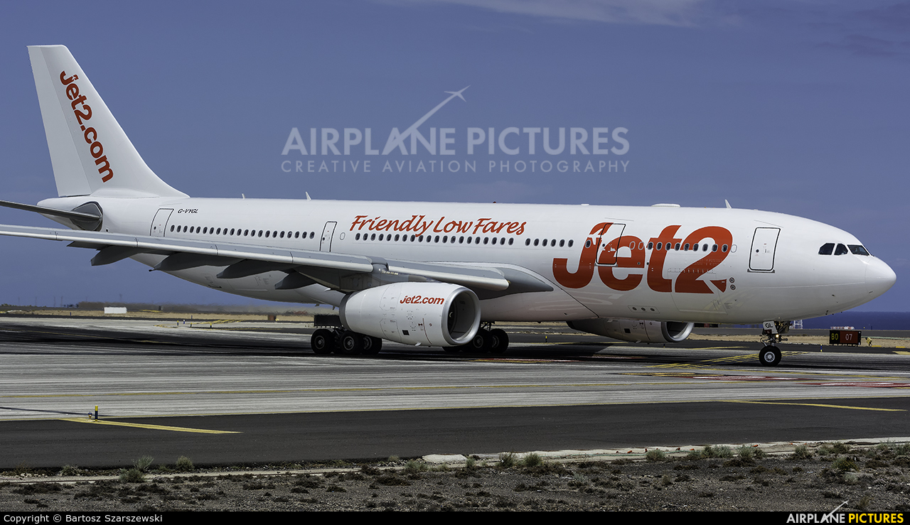 Jet2 G-VYGL aircraft at Tenerife Sur - Reina Sofia