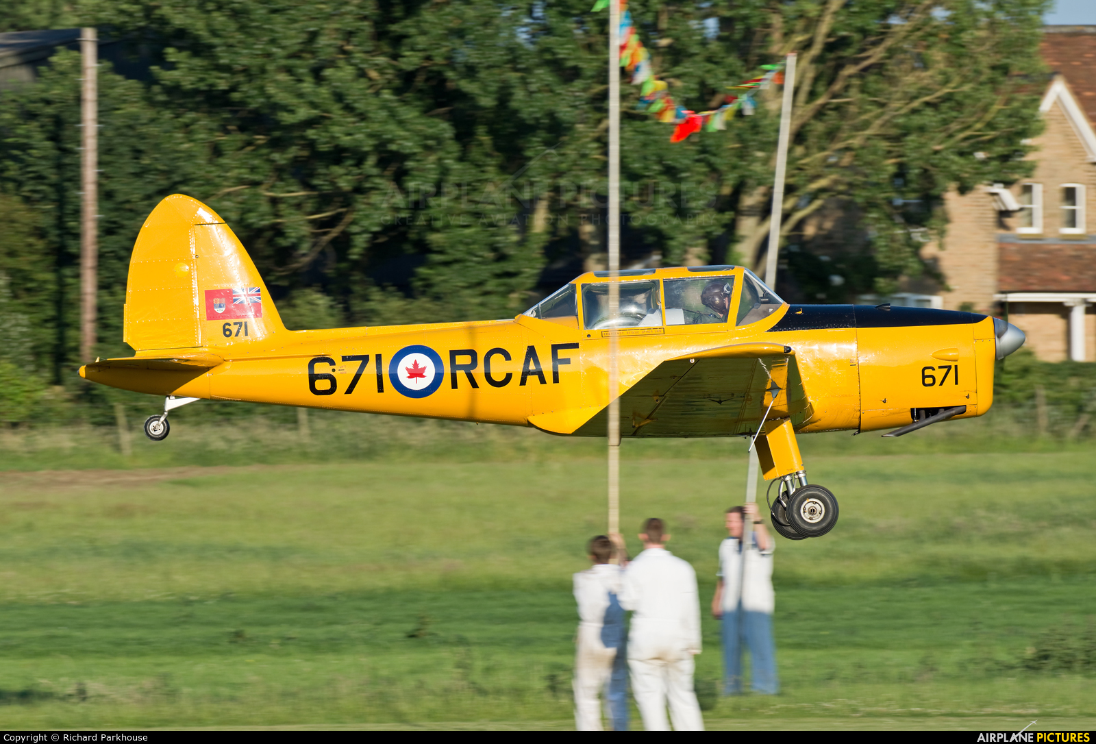 The Shuttleworth Collection G-BNZC aircraft at Old Warden
