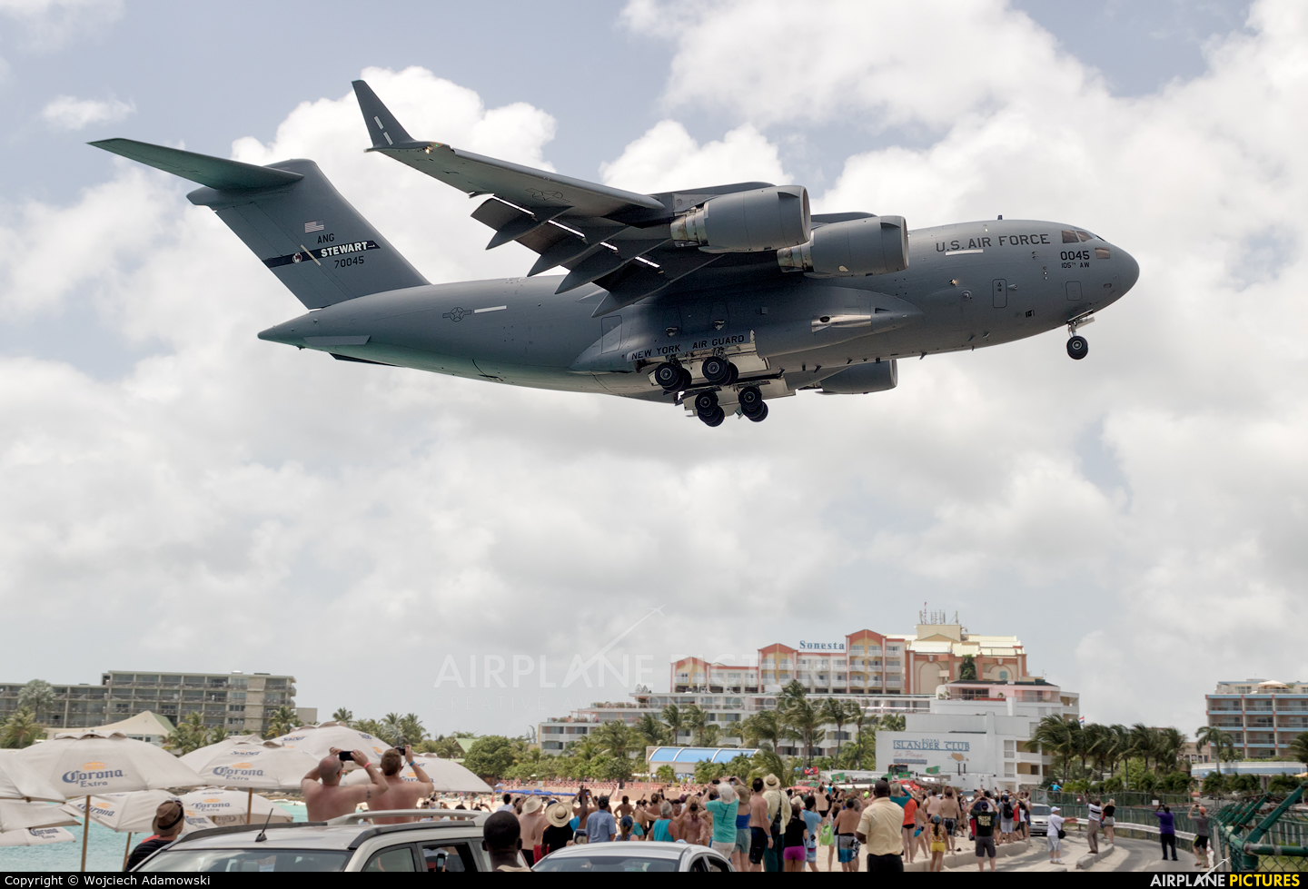 USA - Air Force 97-0045 aircraft at Sint Maarten - Princess Juliana Intl
