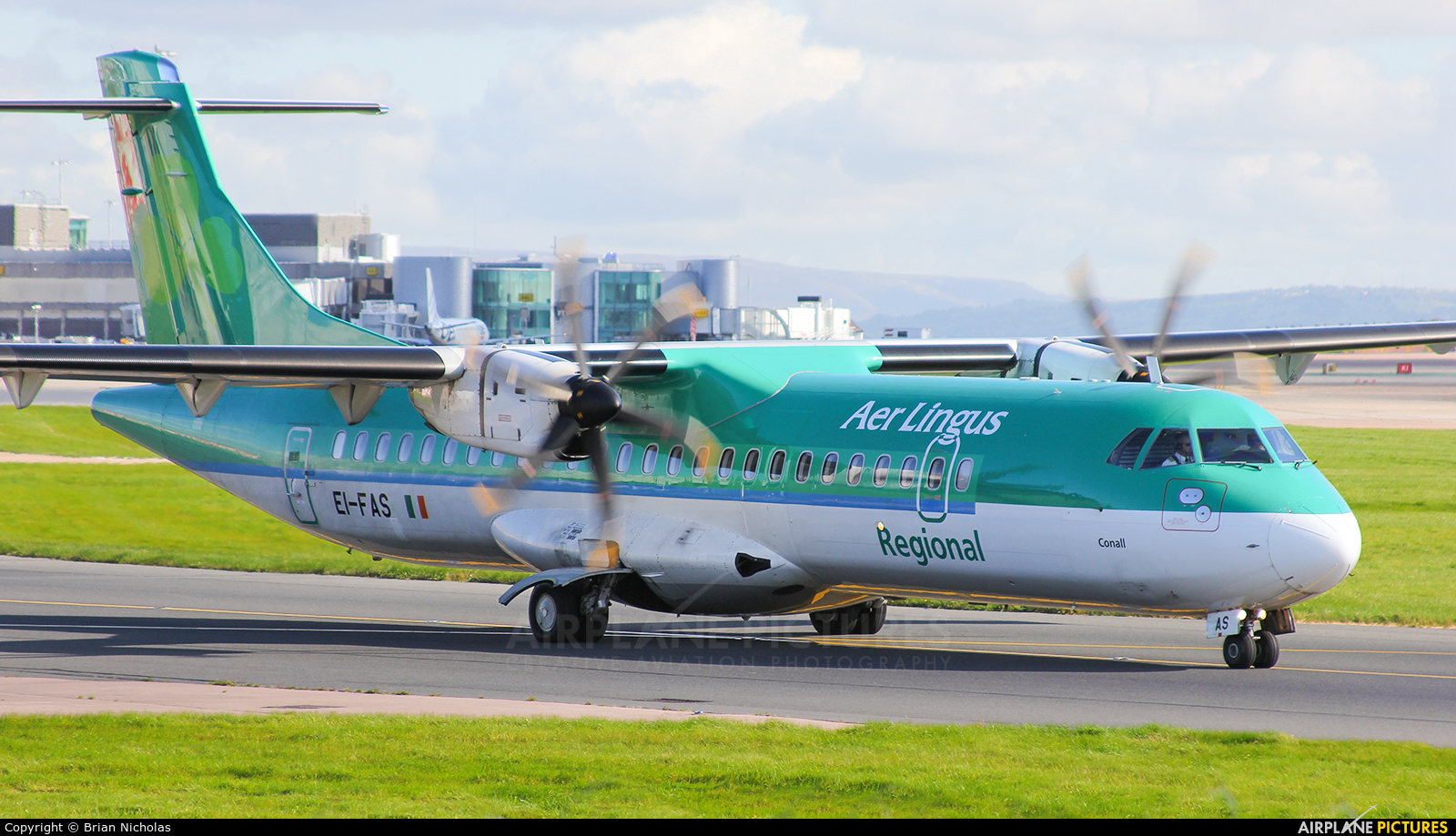 Aer Lingus EI-FAS aircraft at Manchester