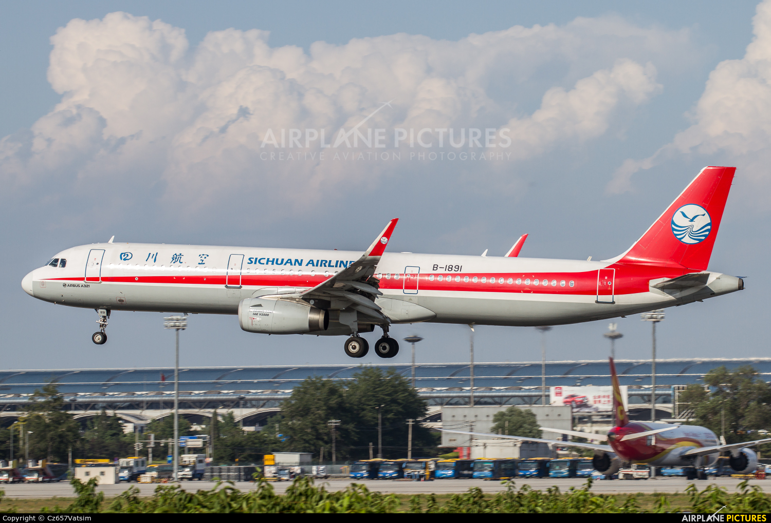 Sichuan Airlines  B-1891 aircraft at Beijing - Capital