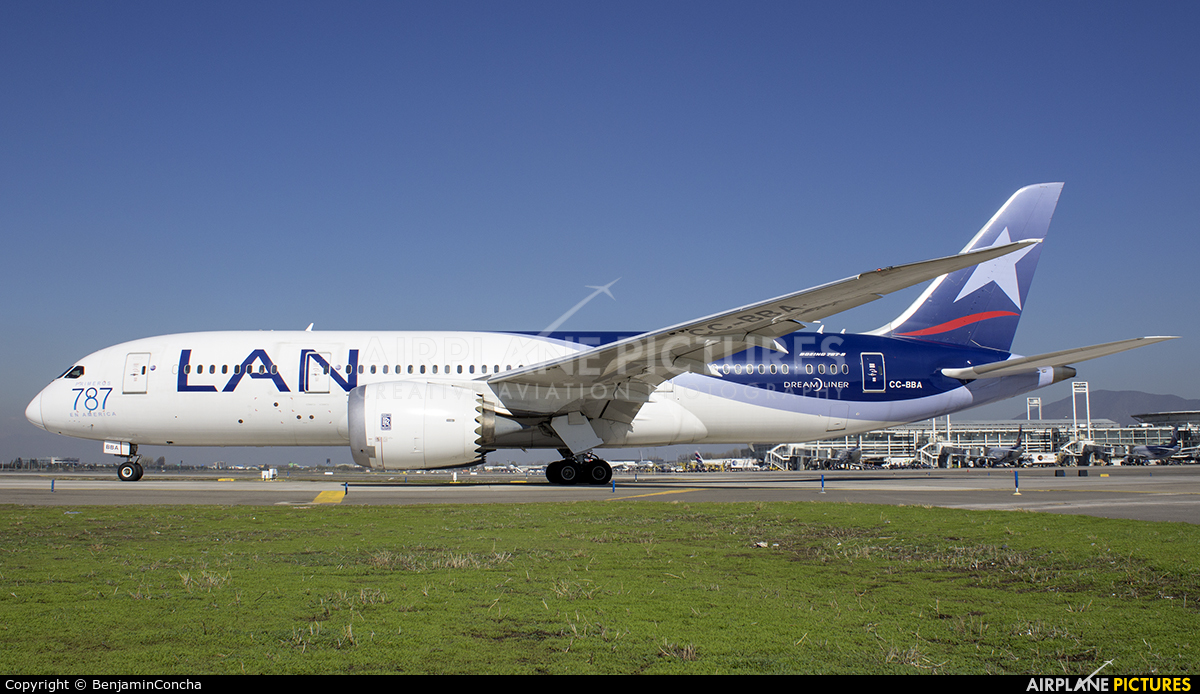 LAN Airlines CC-BBA aircraft at Santiago de Chile - Arturo Merino Benítez Intl
