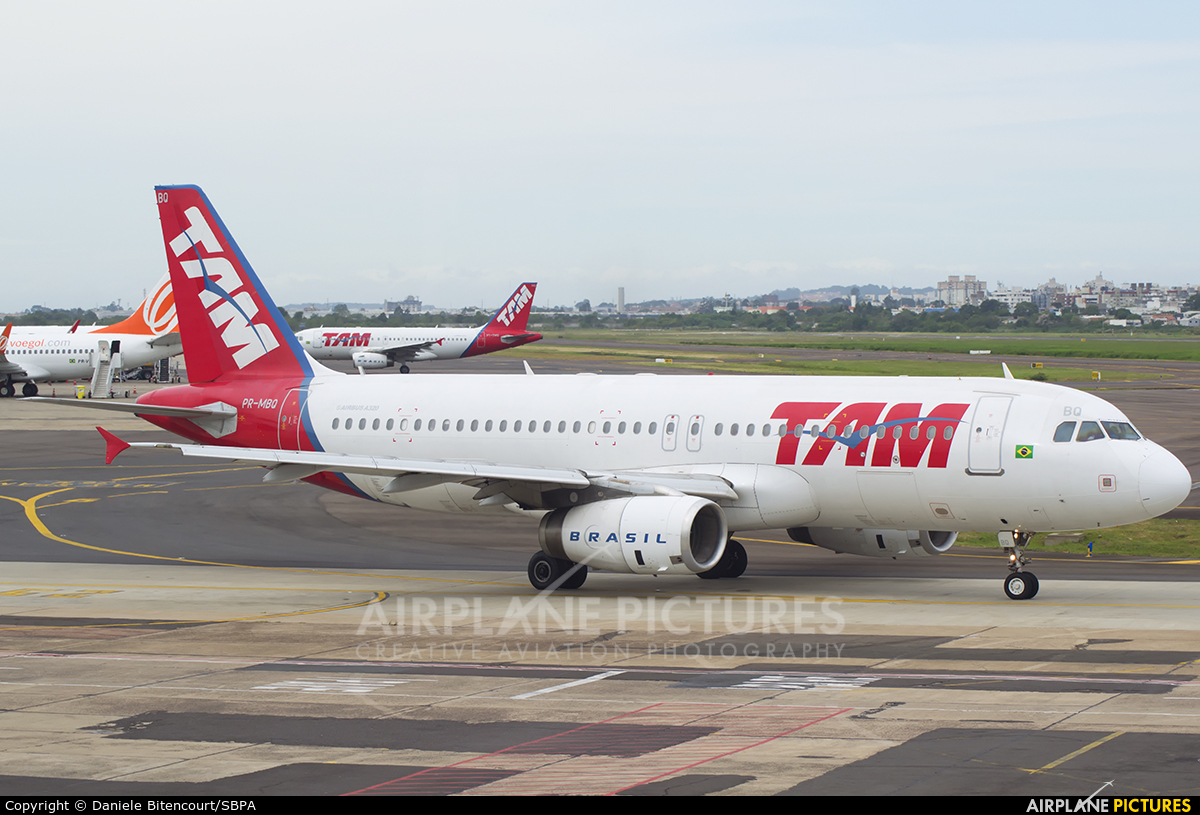 TAM PR-MBQ aircraft at Porto Alegre - Salgado Filho