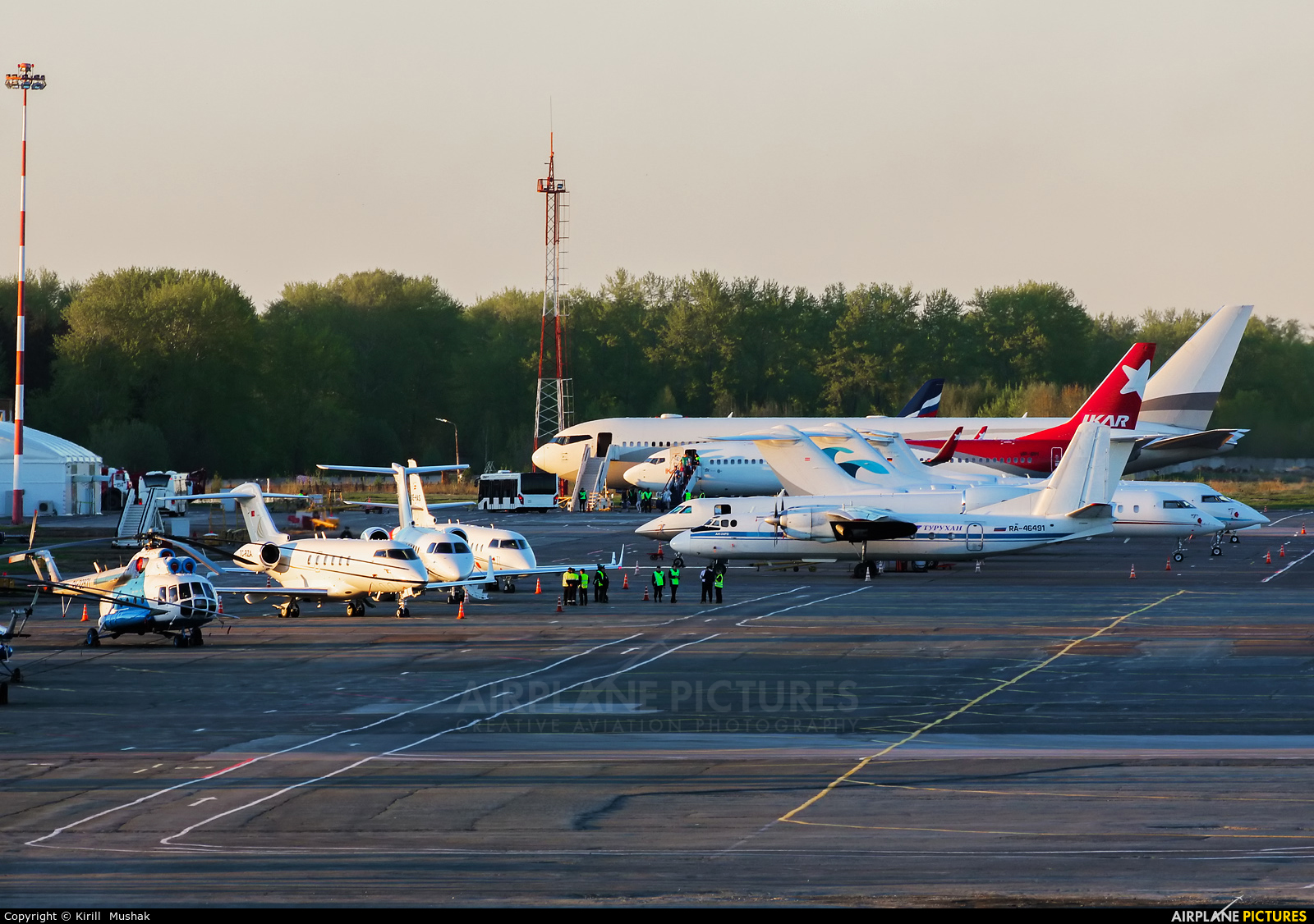 - Airport Overview - aircraft at Bolshoe Savino - Perm