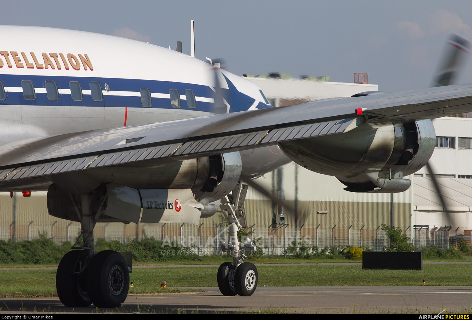 Super Constellation Flyers HB-RSC aircraft at Speyer Airport