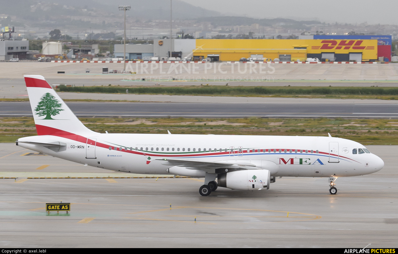 MEA - Middle East Airlines OD-MRN aircraft at Barcelona - El Prat