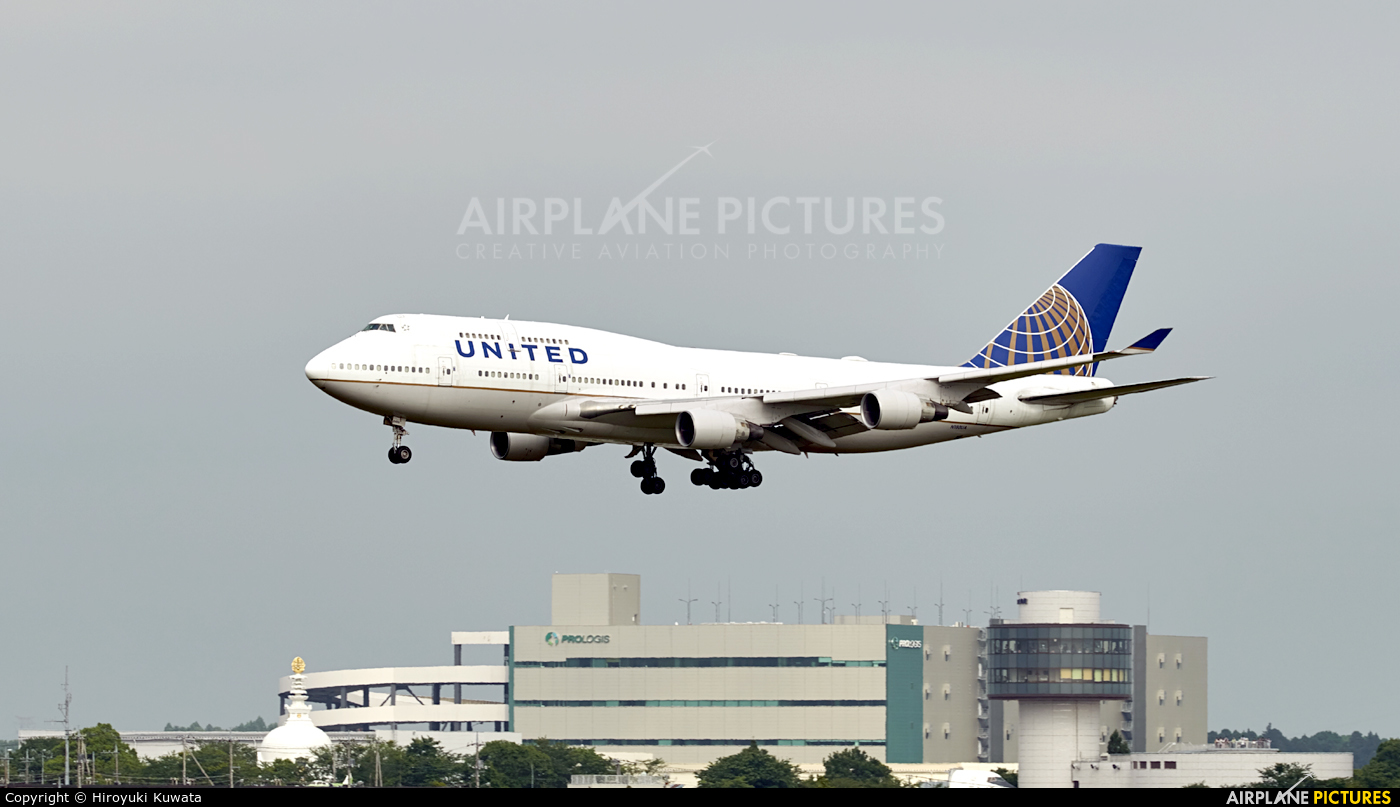 United Airlines N180UA aircraft at Tokyo - Narita Intl