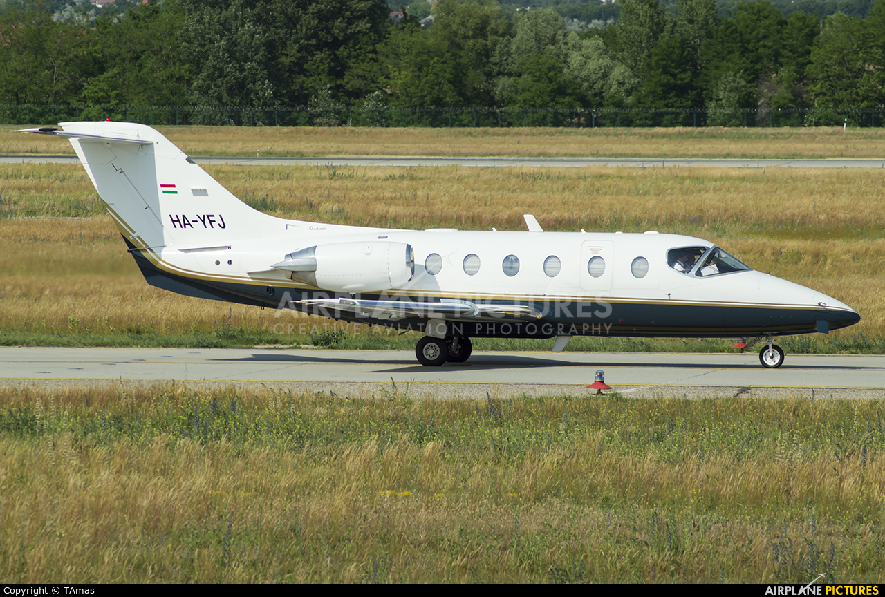 Pannon Air Service HA-YFJ aircraft at Budapest Ferenc Liszt International Airport