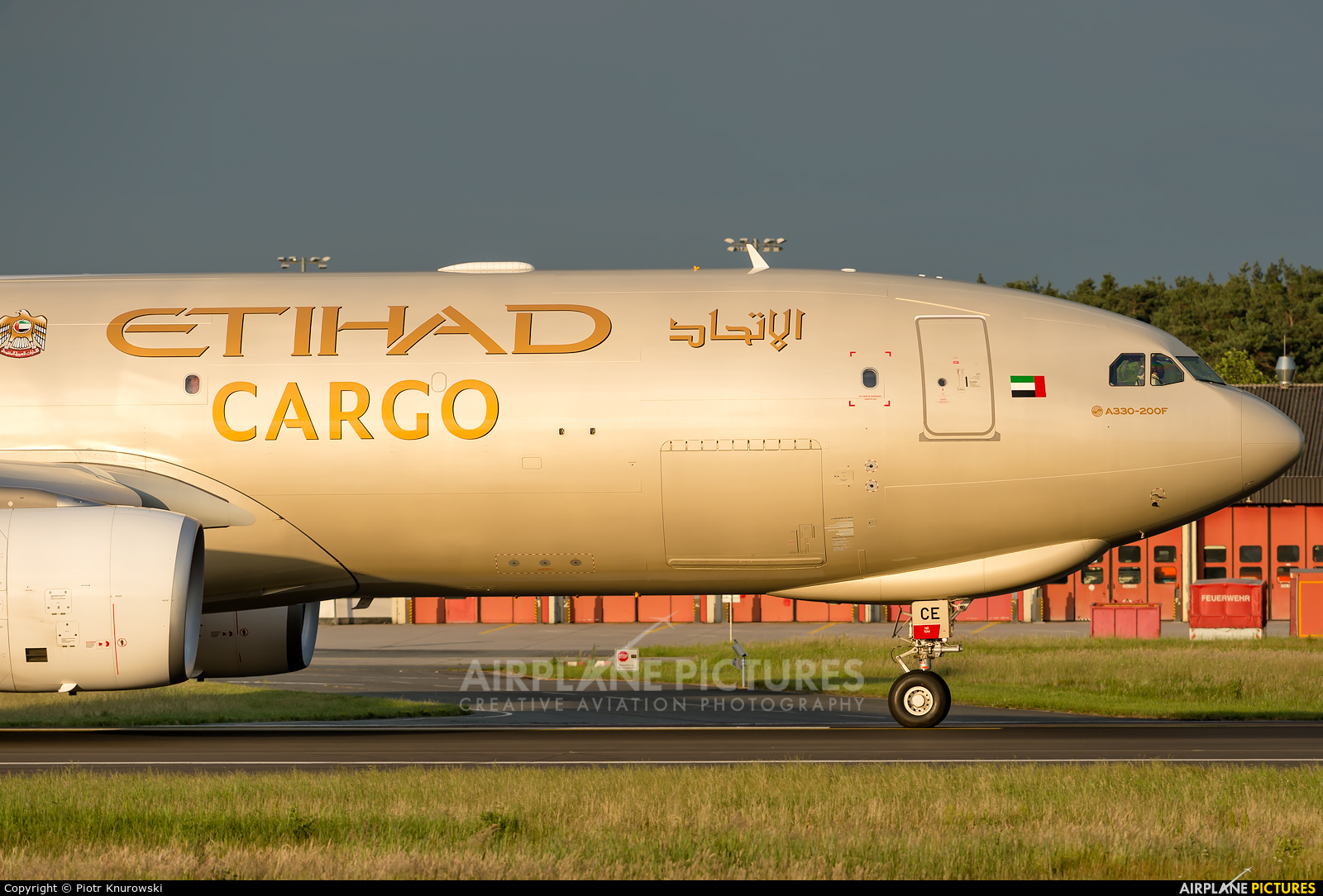 Etihad Cargo A6-DCE aircraft at Frankfurt