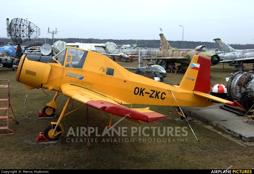 Private OK-ZKC aircraft at Riga Aviation Museum