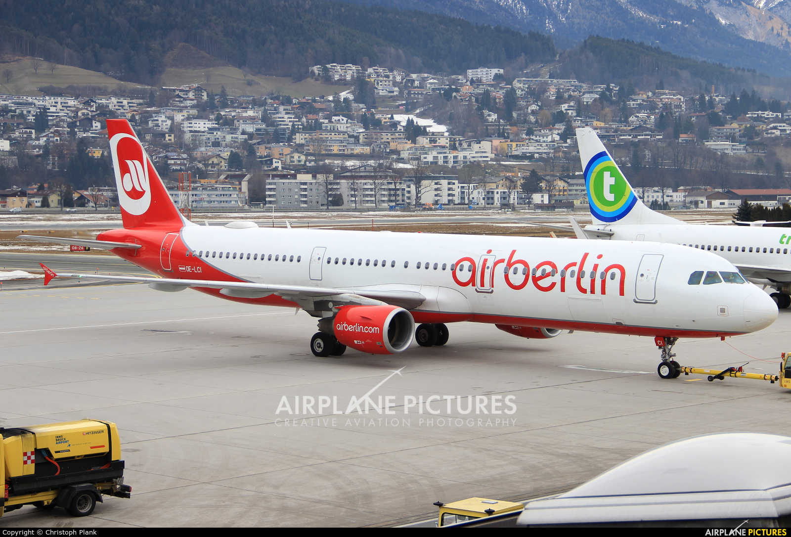 Niki OE-LCI aircraft at Innsbruck