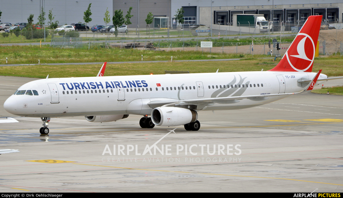 Turkish Airlines TC-JSV aircraft at Hannover - Langenhagen