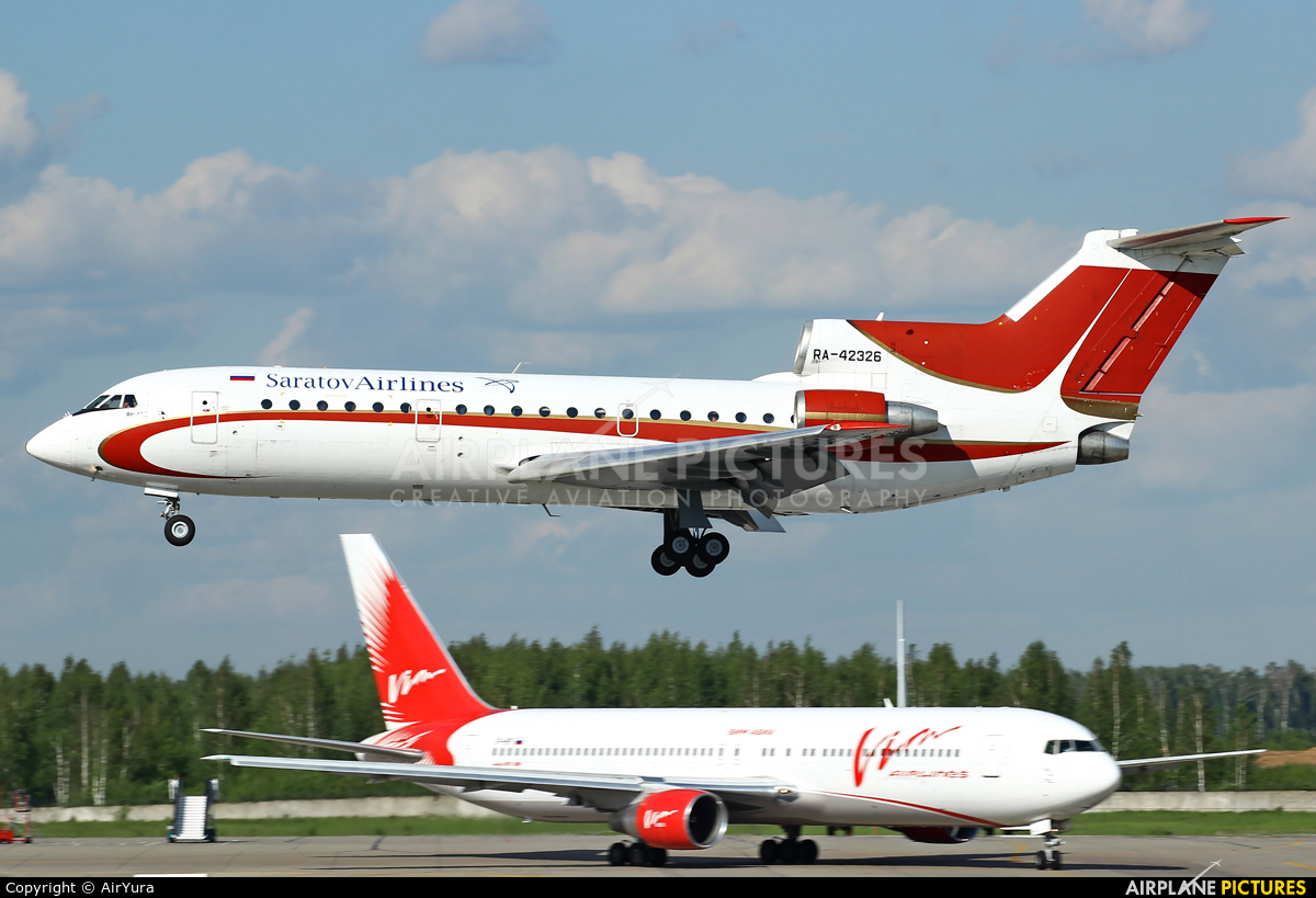 Saratov Airlines RA-42326 aircraft at Moscow - Domodedovo