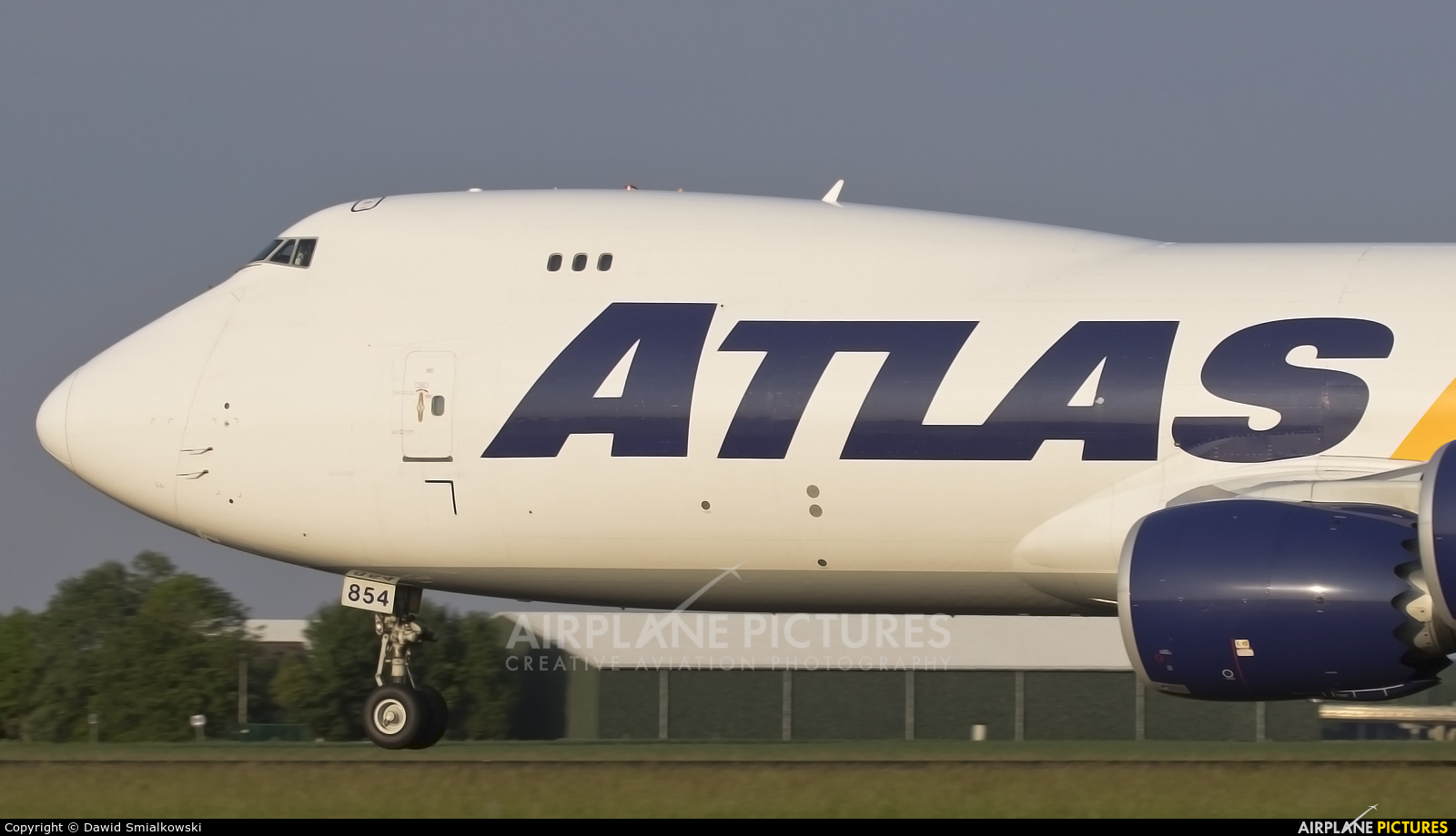 Atlas Air N854GT aircraft at Amsterdam - Schiphol