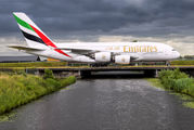 A6-EUC - Emirates Airlines Airbus A380 aircraft