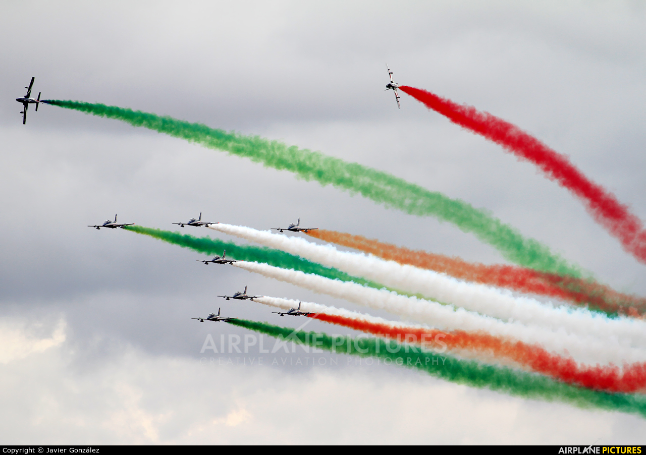 Italy - Air Force "Frecce Tricolori" MM54505 aircraft at Madrid - Torrejon