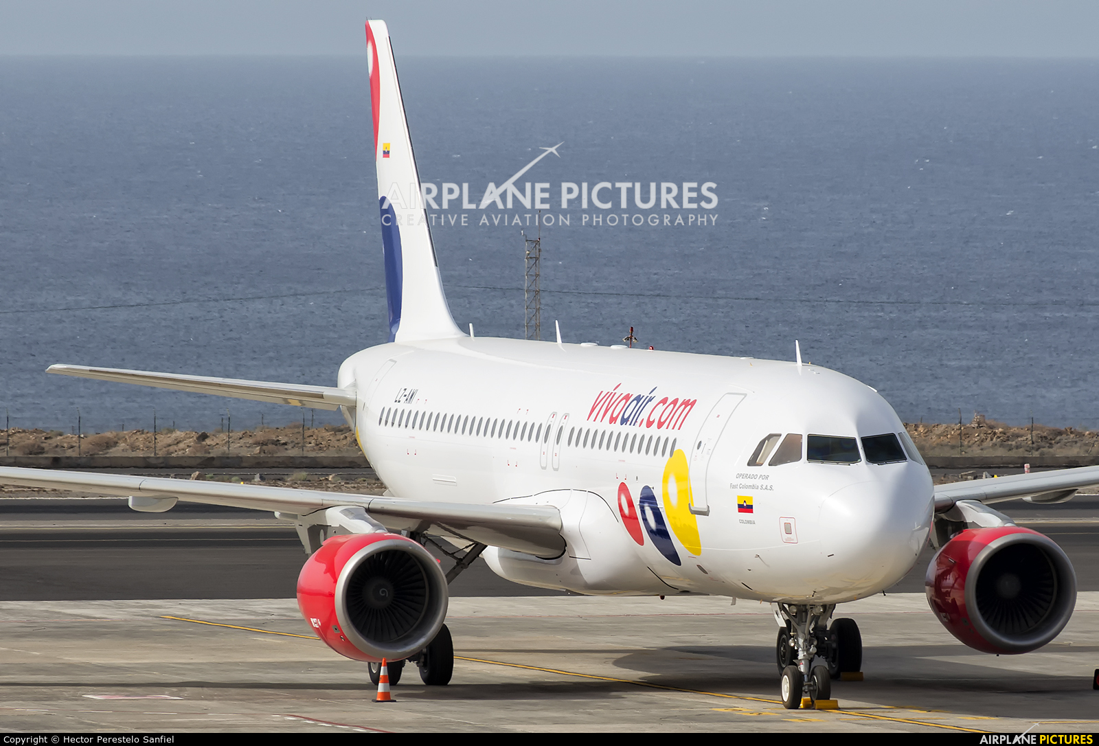Viva Colombia LZ-AWI aircraft at Tenerife Sur - Reina Sofia