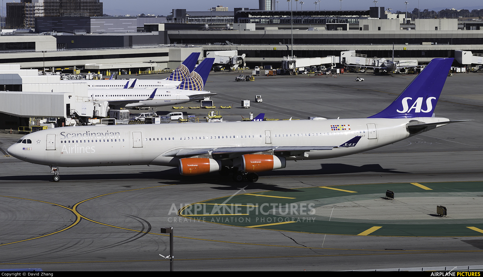 SAS - Scandinavian Airlines LN-RKF aircraft at San Francisco Intl