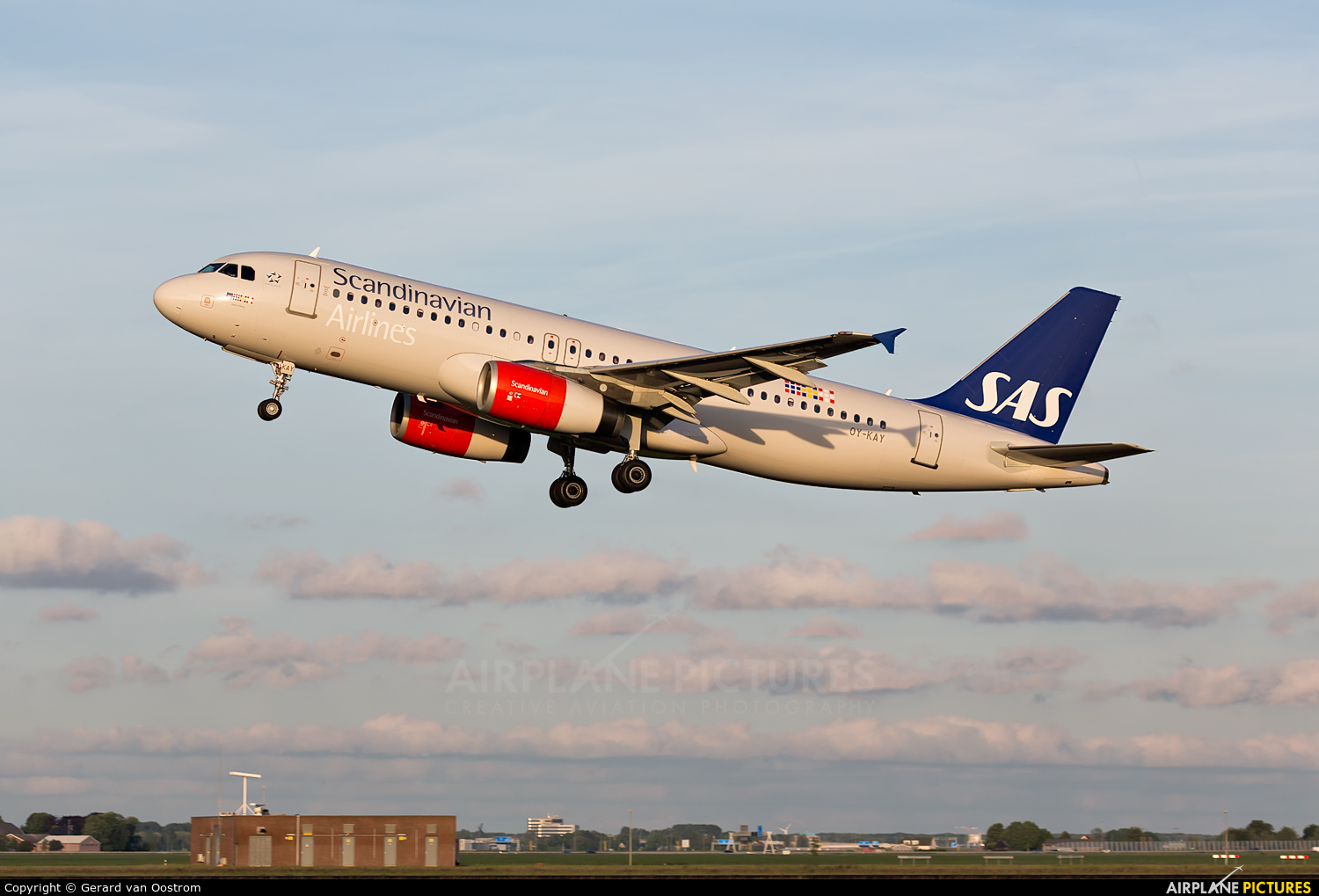 SAS - Scandinavian Airlines OY-KAY aircraft at Amsterdam - Schiphol