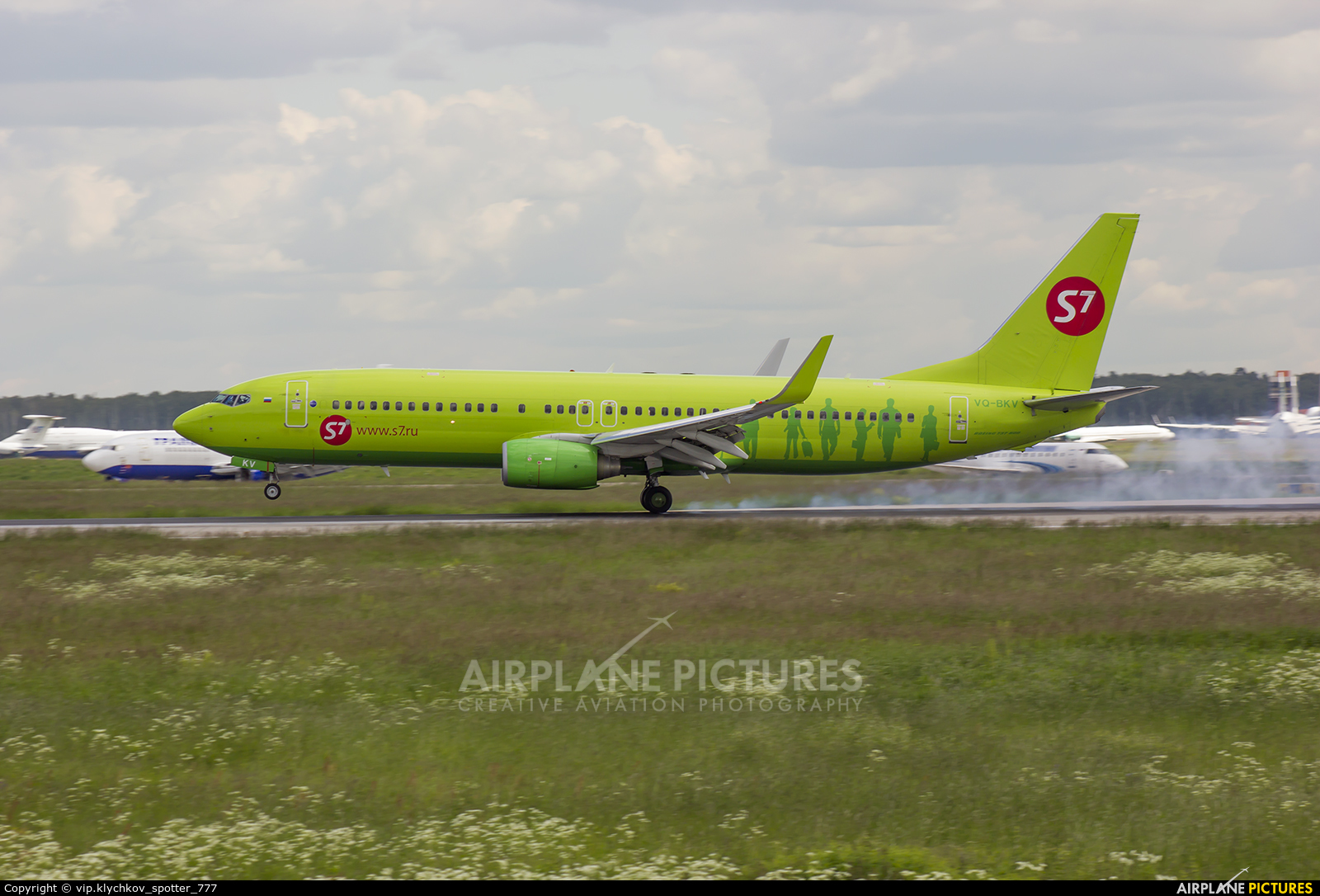S7 Airlines VQ-BKV aircraft at Moscow - Domodedovo