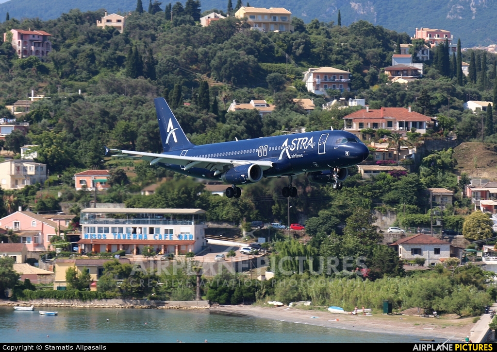 Astra Airlines SX-DIO aircraft at Corfu - Ioannis Kapodistrias