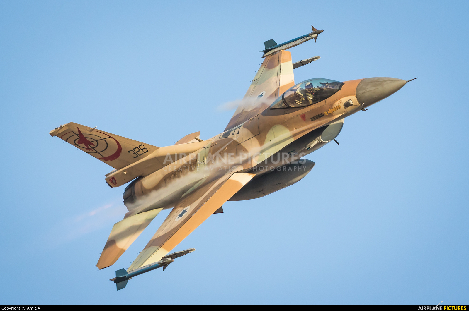 Israel - Defence Force 326 aircraft at Beersheba - Hatzerim