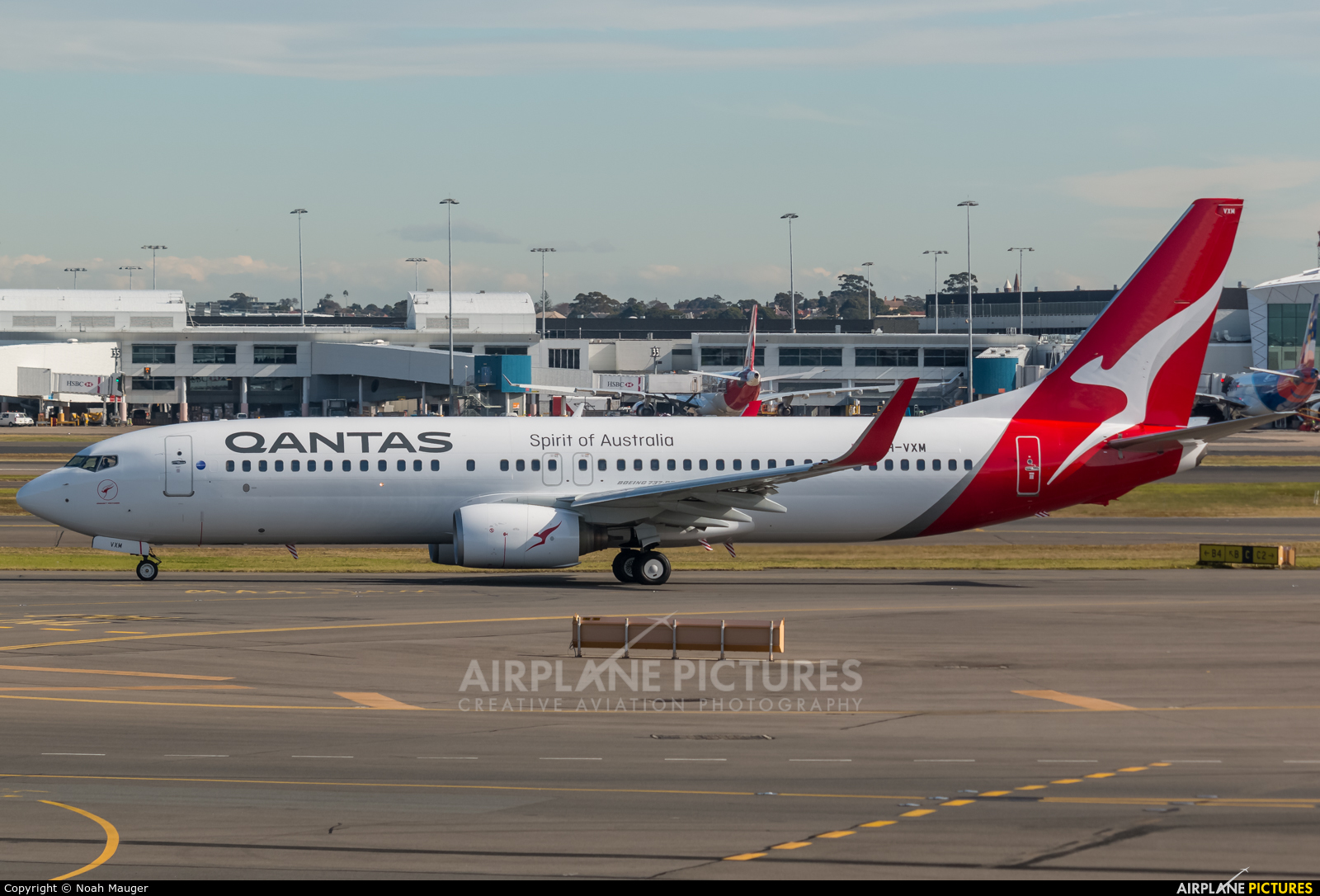 QANTAS VH-VXM aircraft at Sydney - Kingsford Smith Intl, NSW