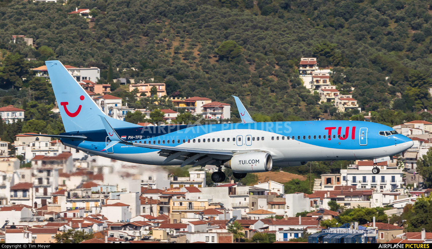 TUI Airlines Netherlands PH-TFD aircraft at Skiathos